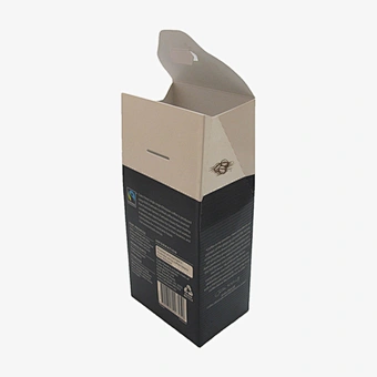 Custom Luxury Printed Coffee Bean Packaging Square Bottom Recyclable Paper Box 200g 500g 1kg Coffee Box